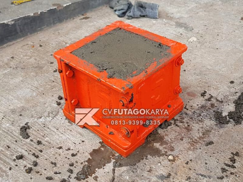 Cetakan Beton Uji Kubus