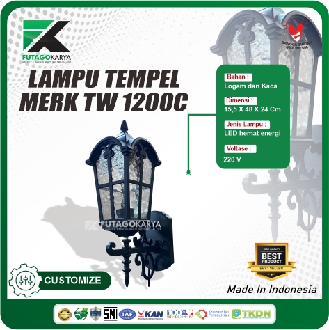 lampu tempel dinding