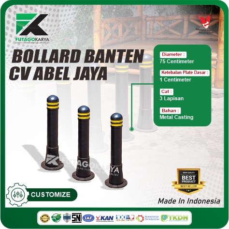 Bollard trotoar jalan