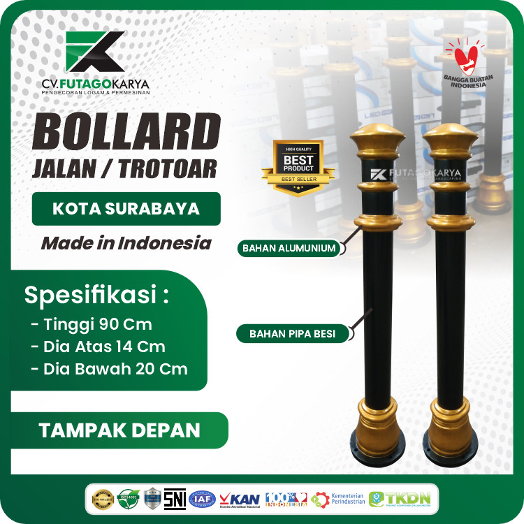 bollard trotoar