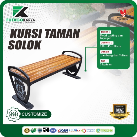 kursi taman besi