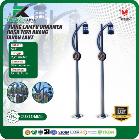 tiang lampu jalan