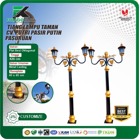 Tiang Lampu Taman Bes