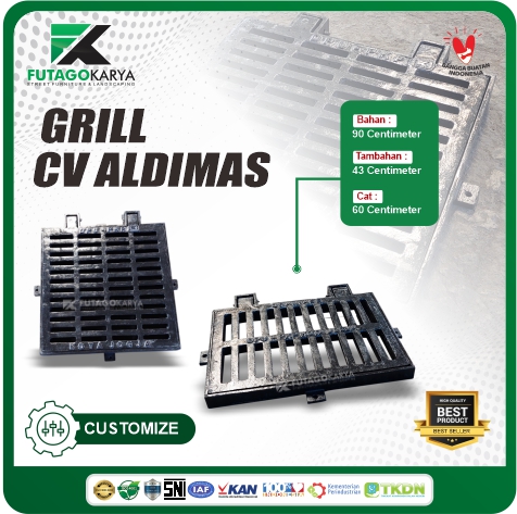 grill tutup selokan