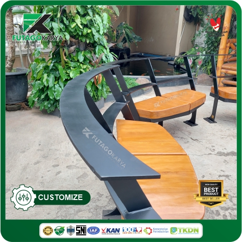 kursi taman outdoor minialis