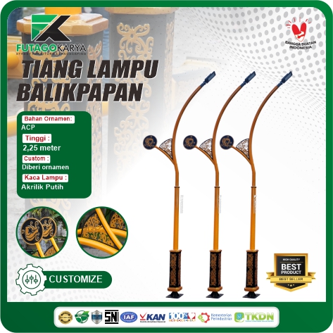 Tiang Lampu Outdoor Minimalis