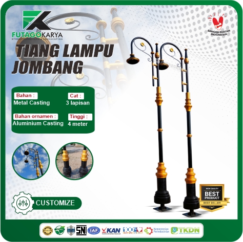 tiang lampu jalan