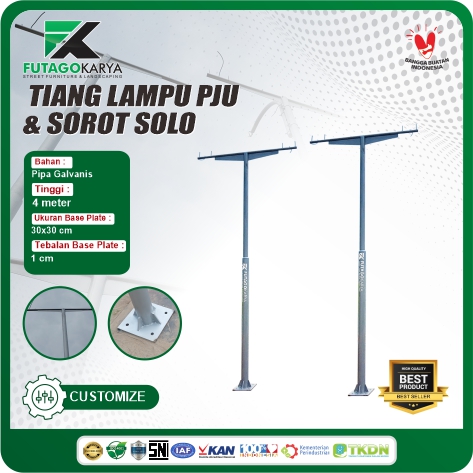 tiang lampu PJU