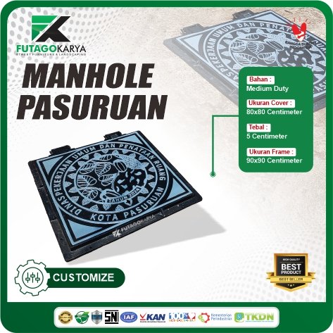 Manhole Besi Cor