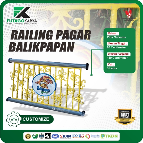 Railing Pagar Galvanis