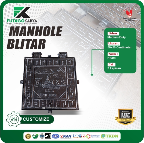 Manhole Besi Cor