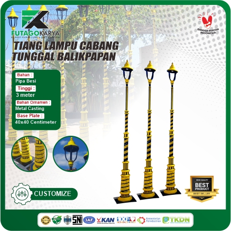 Tiang Lampu Taman