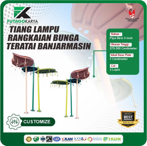 Tiang Lampu Hias