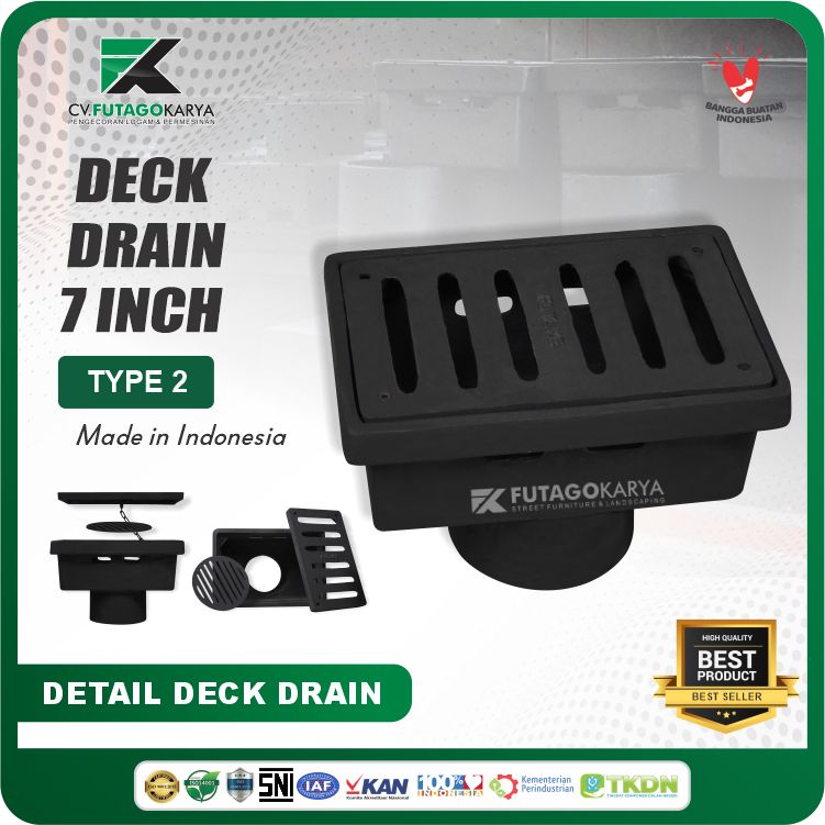 Deck Drain 7 Inch Type 2