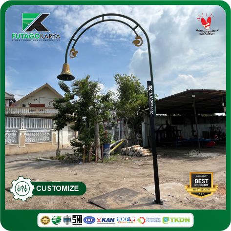 Tiang Lampu Galvanis