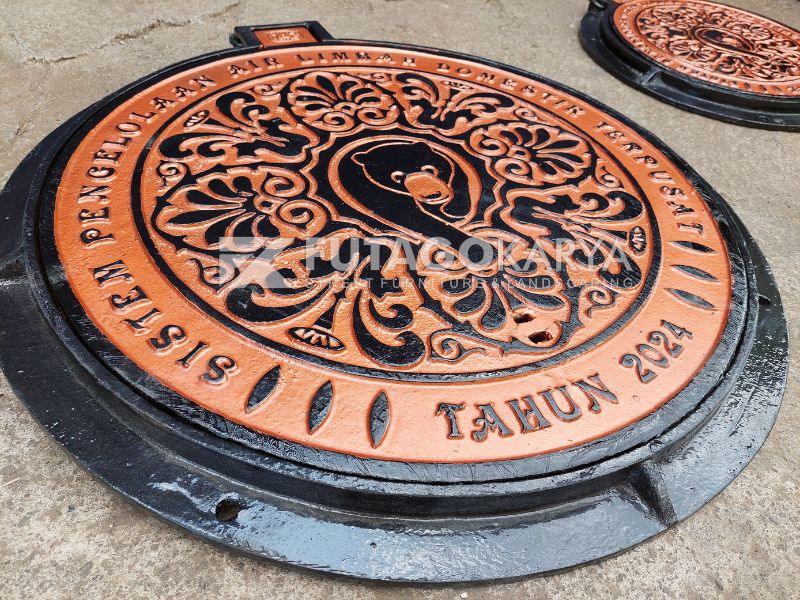 Tutup manhole Cast Iron