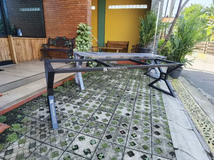 Rangka Meja Besi Hollow
