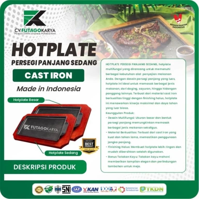 Hot Plate Persegi Panjang
