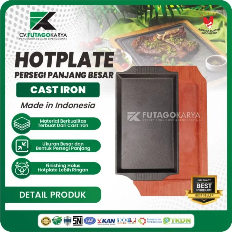 Hot Plate Persegi Panjang Besar