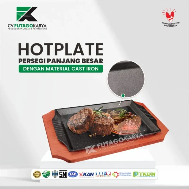 Hot Plate Persegi Panjang Besar