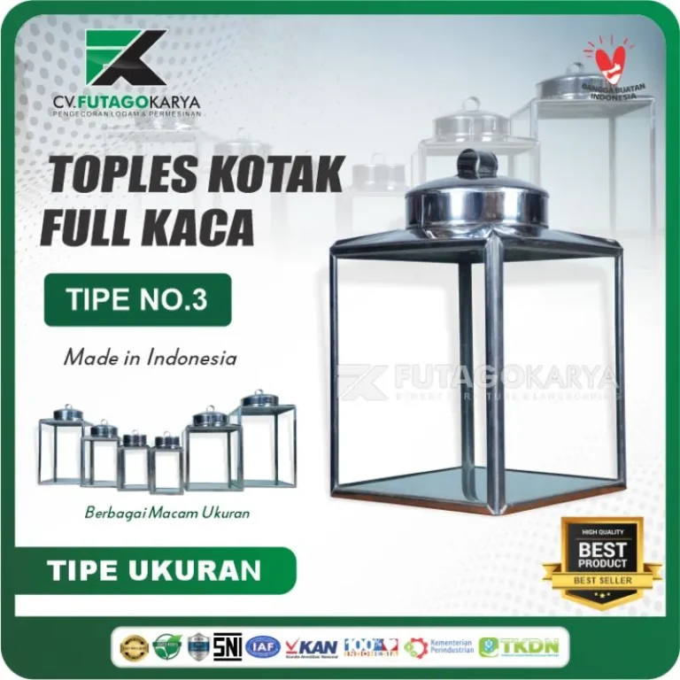 Toples Kerupuk Kaca