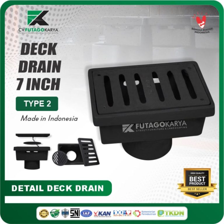 Deck Drain 7 Inch Type 2