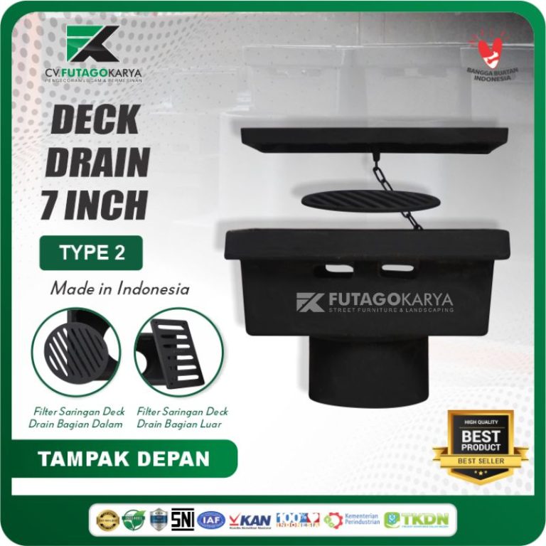 Deck Drain 7 Inch Type 2