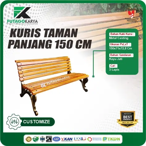 Kursi Taman Panjang