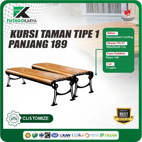 Kursi Taman Tipe1 Panjang189