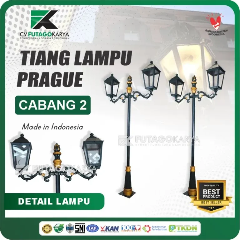 Tiang Lampu Prague Cabang 2