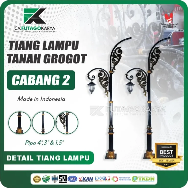 Tiang Lampu Tanah Grogot