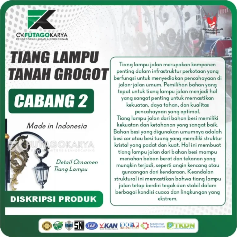 Tiang Lampu Tanah Grogot