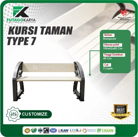 Kursi taman type 7