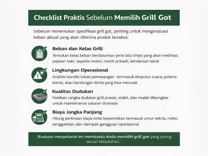 Checklist Praktis Sebelum Memilih Grill Got