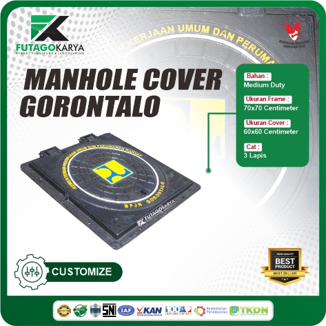 manhole cover triple coating