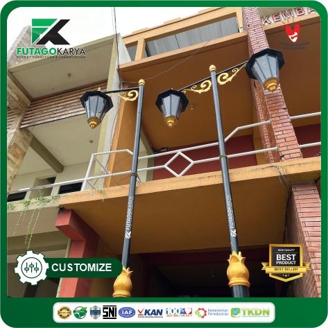 tiang lampu estetik kota