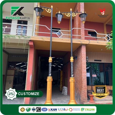 tiang lampu kota estetik cabang 1