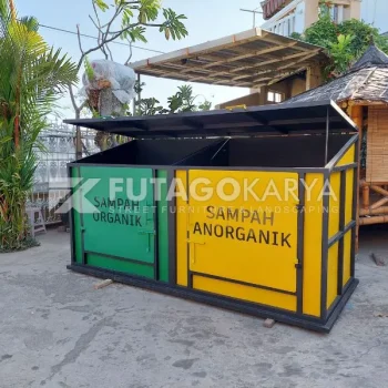 Tong Sampah Besar Besi (2)